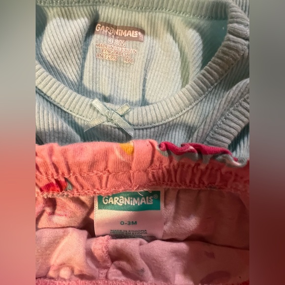 Bundle of 6 granimals, onesies, shorts, size 0-3 months, pink, blue - Picture 6 of 10